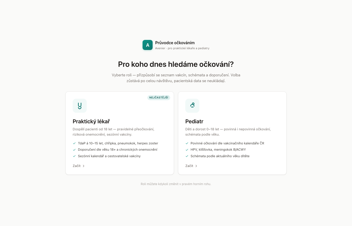 Očkování pro lékaře — ukázka 1